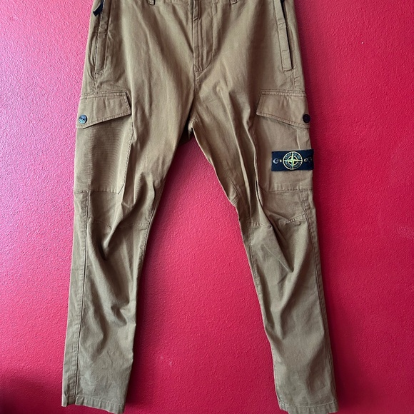 Stone Island Type Re-T Tobacco Brown Cargo Trousers